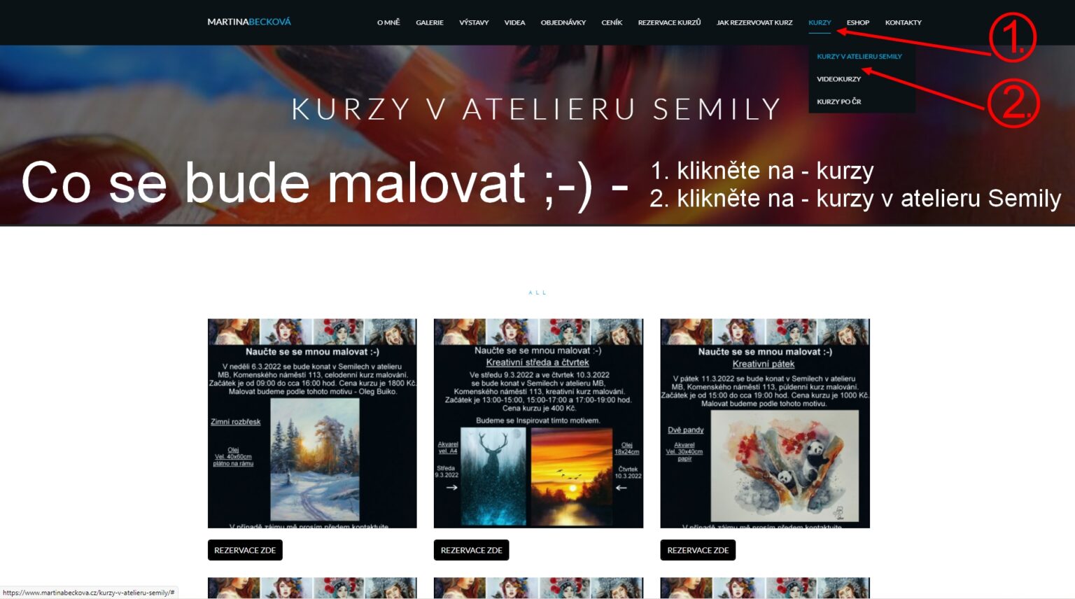 Co se bude malovat