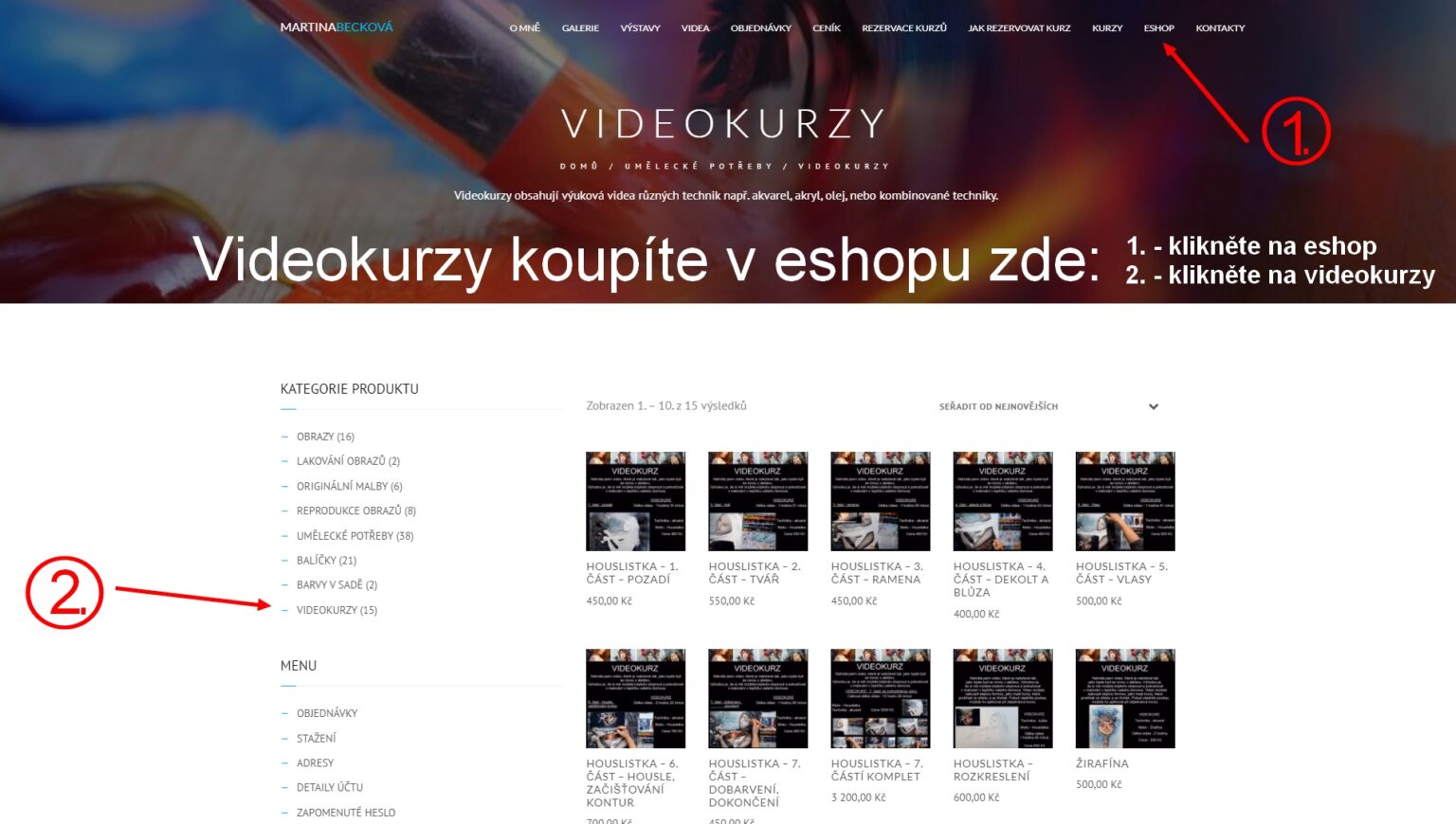 Videokurzy - koupě