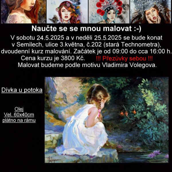 Dvoudenní kurz malování - 24.-25.5.2025